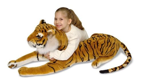 Lifelike Stuffed Animal - Tiger