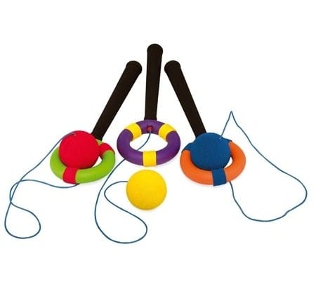 Ball and Hoop Game, Set of 3