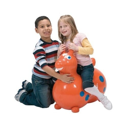 Rody MAX Inflatable Bouncy Horse, Orange