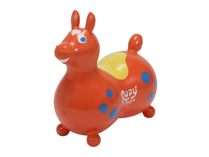 Rody MAX Inflatable Bouncy Horse, Orange