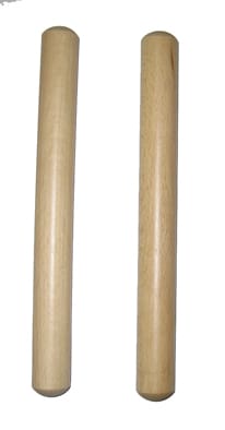 Wood Claves, 1 Pair