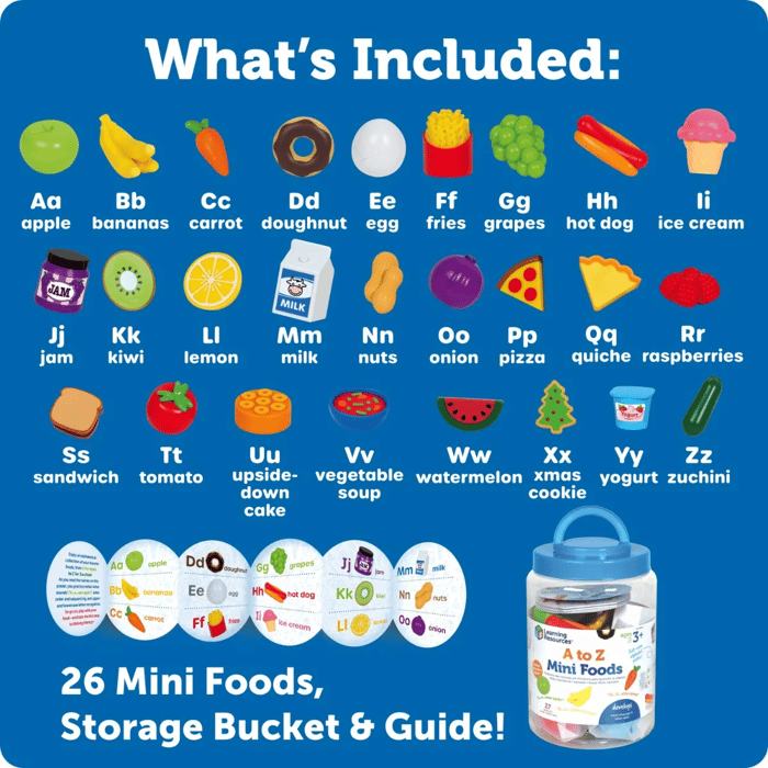 A to Z Mini Foods (English)