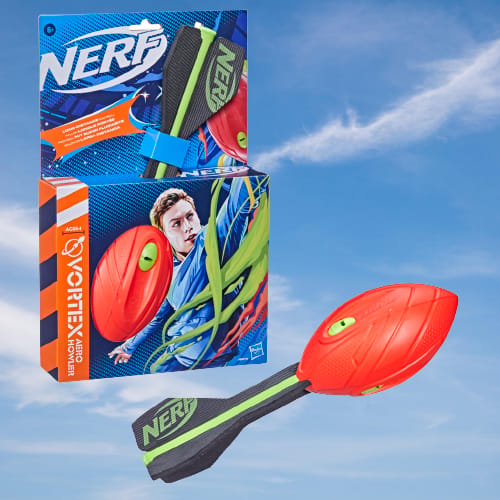 NERF Vortex Aero Howler Ball - Flies Like the Wind