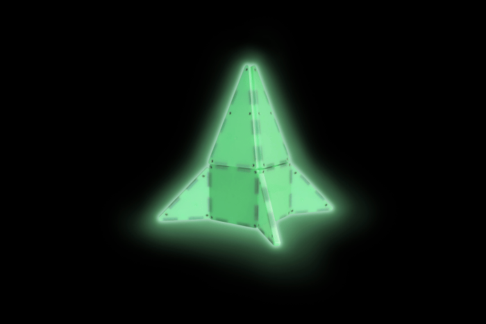 Magna-Tiles | Glow in the Dark, 16 pcs