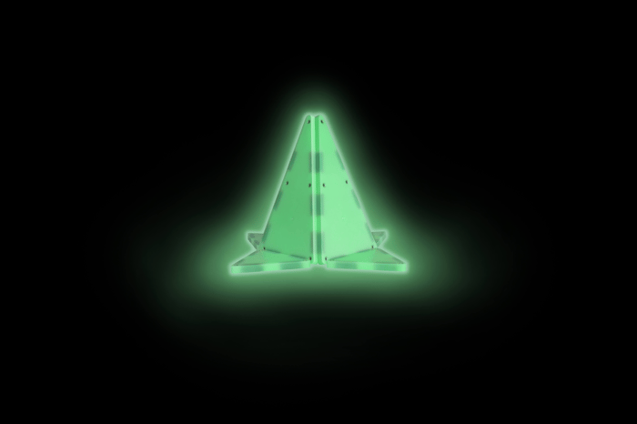 Magna-Tiles | Glow in the Dark, 16 pcs