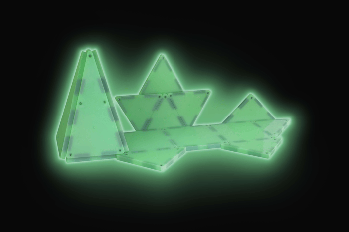 Magna-Tiles | Glow in the Dark, 16 pcs