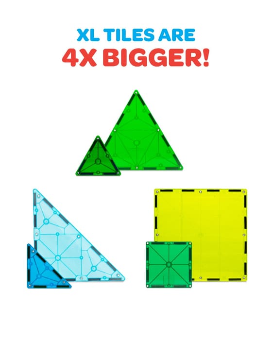 Magna-Tiles | Dino World XL, 50 pcs