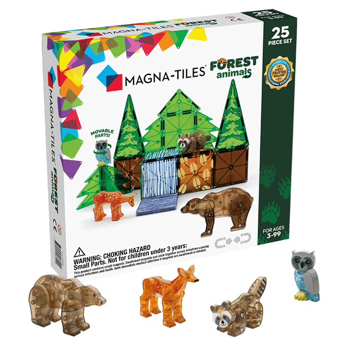 Magna-Tiles | Forest Animals, 25 pcs