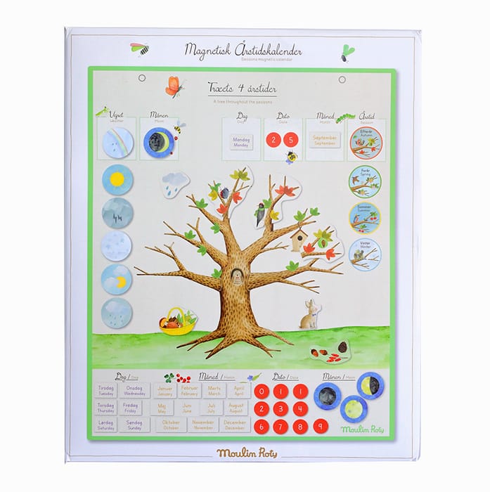Magnetic Wall Calendar - Seasons of the Year