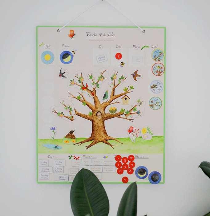 Magnetic Wall Calendar - Seasons of the Year