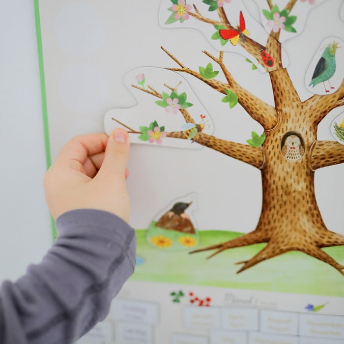Magnetic Wall Calendar - Seasons of the Year