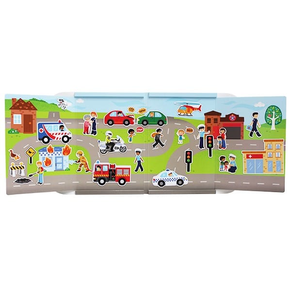 Magna Carry Magnetic Play Book - Emergency Rescue