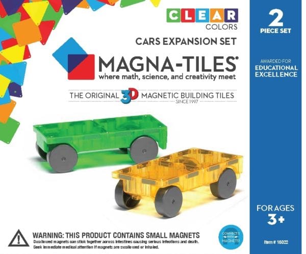 Magna-Tiles | Cars Expansion Set, 2 pcs