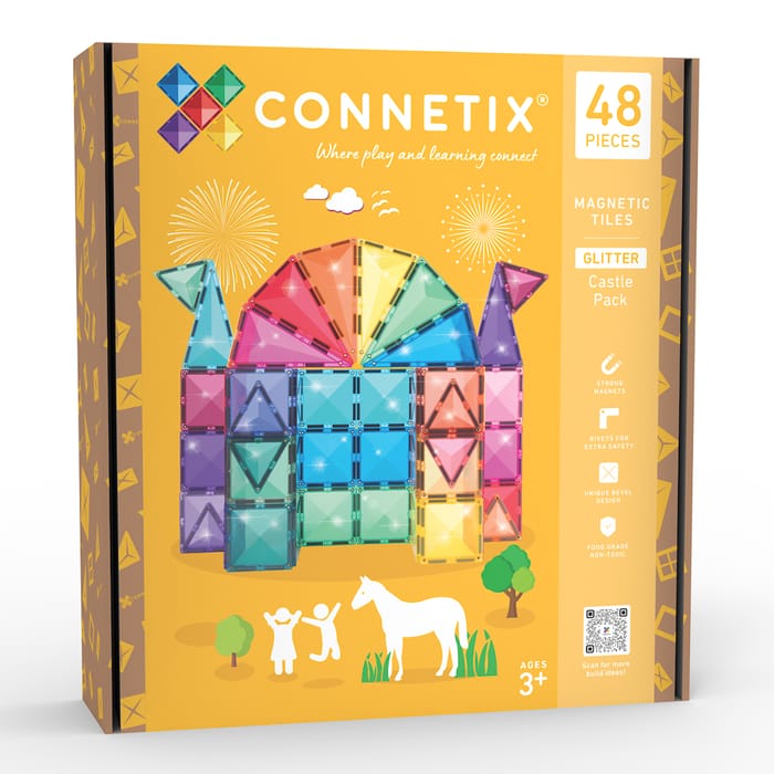 CONNETIX | Glitter Castle Pack, 48 pcs