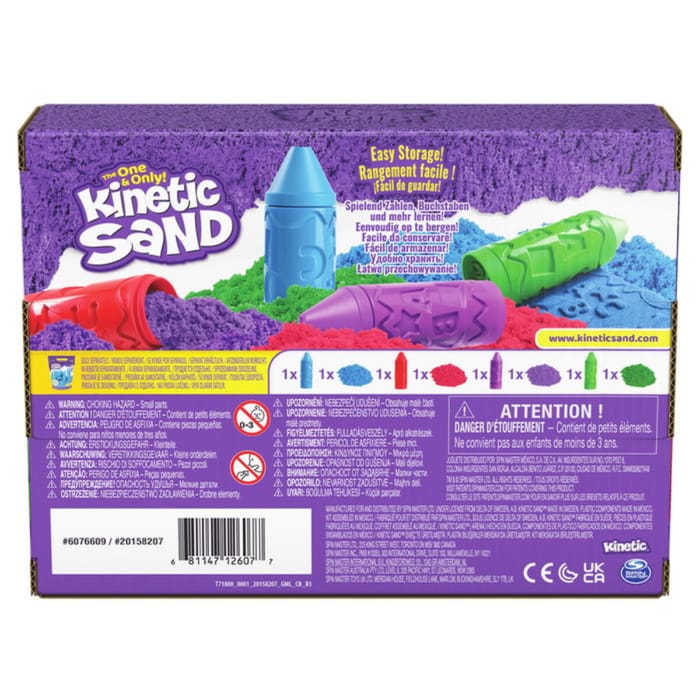 Kinetic Sand® - Stamp N' Roll Multi-Pack, 340 g