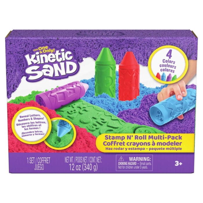 Kinetic Sand® - Stamp N' Roll Multi-Pack, 340 g