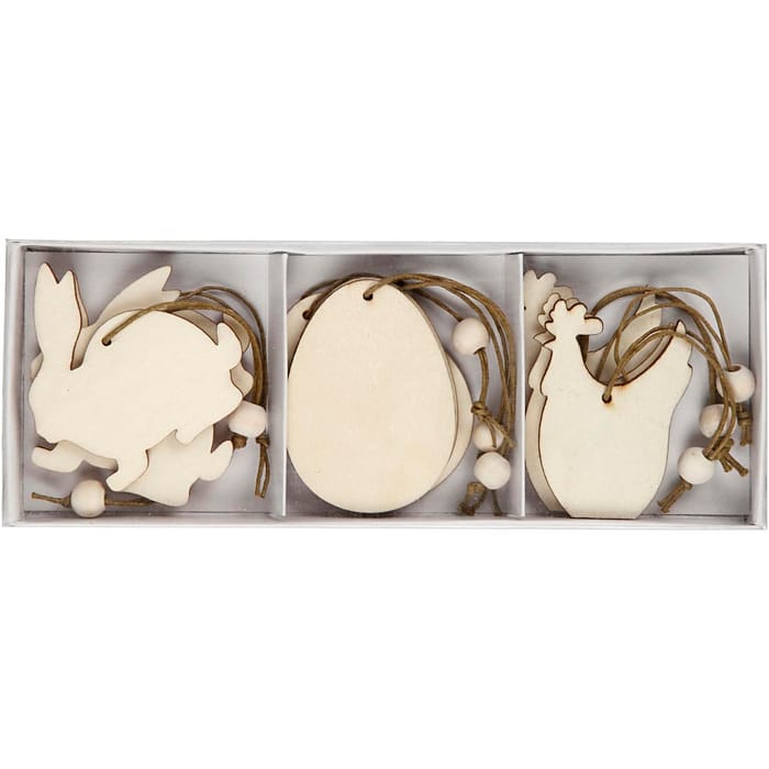 Paint Your Own Easter Ornaments, 9 pcs