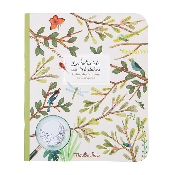 Colouring Book with Stickers - Botanist