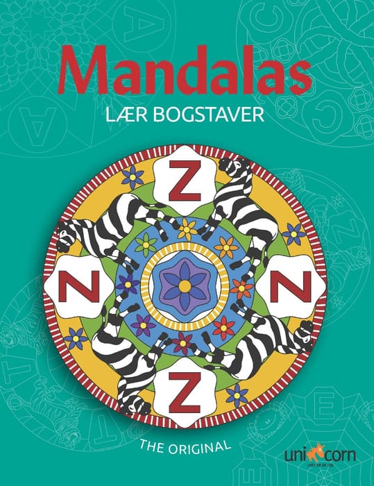 Mandala Colouring Book - Learn Letters