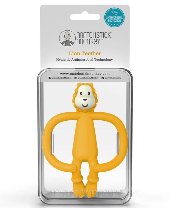 Matchstick Monkey Teething Toy - Lion