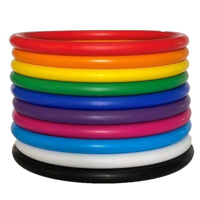 Activity Rings, Set of 10 pcs
