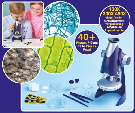 Microscope 100-450x incl. Prepared Slides