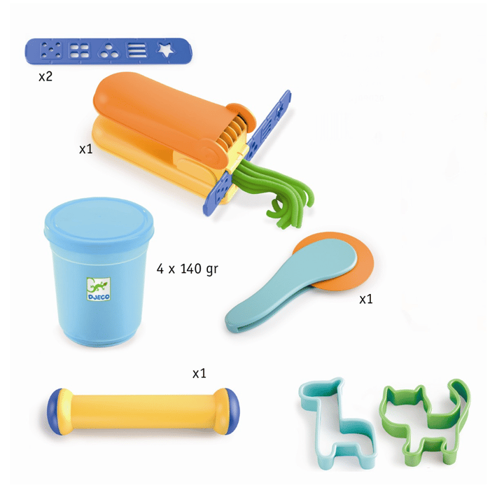 Modelling Clay with Cutters & Tools (from 18 mos)