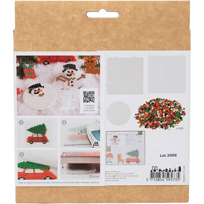 BioBeads Christmas Craft - Snowman & Friends