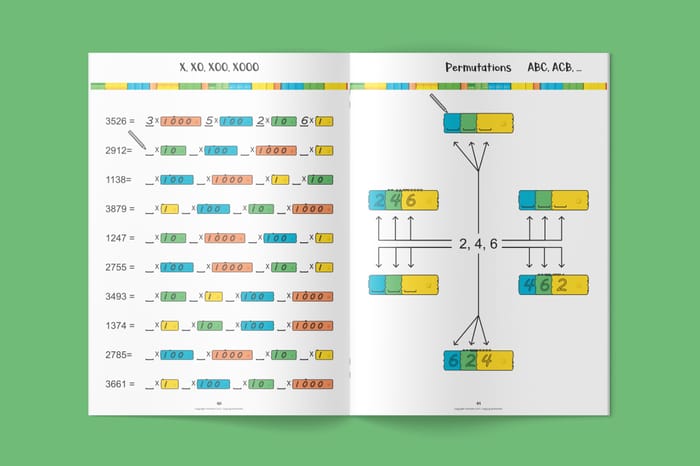 newméro Bricks Maths Workbook, 8-10 yrs