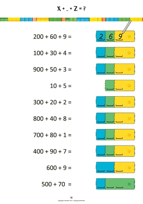 newméro Bricks Maths Workbook, 8-10 yrs