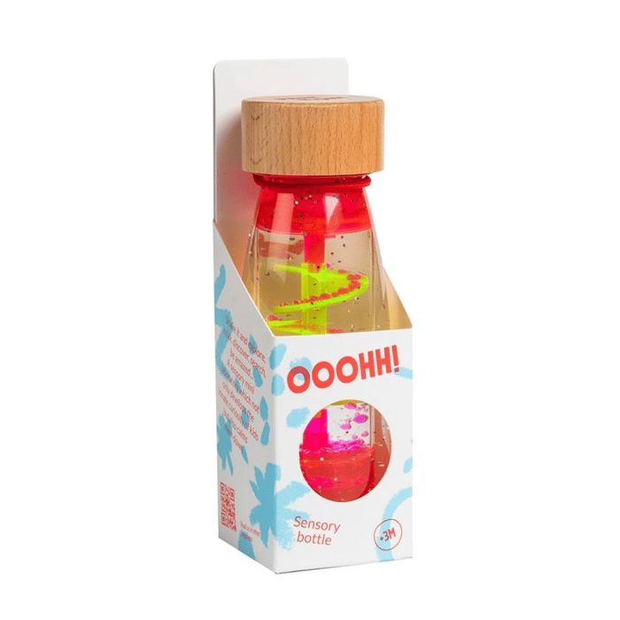 Sensory Bottle - Spiral Pink