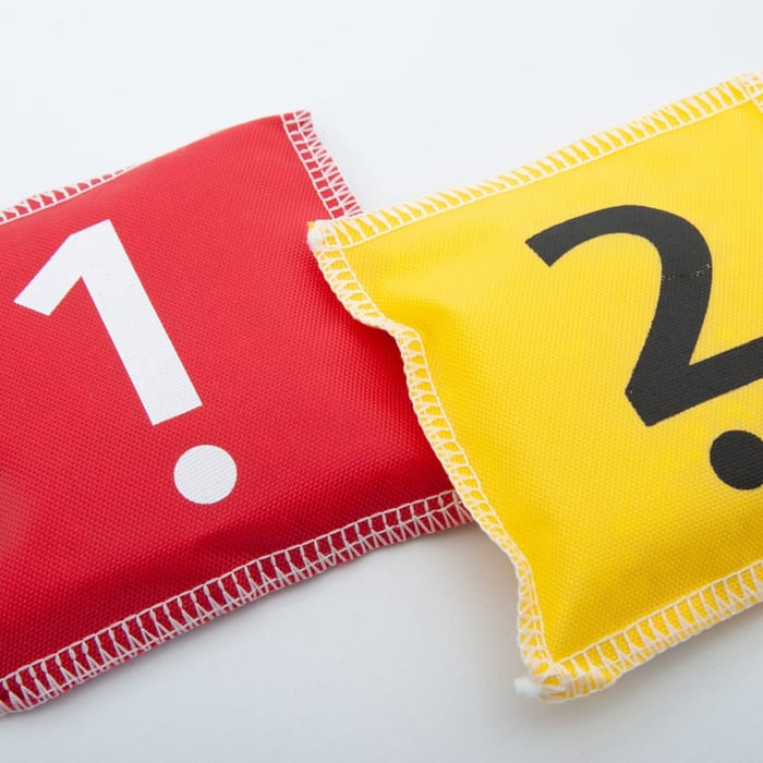 Numbered Bean Bags, 10 pcs