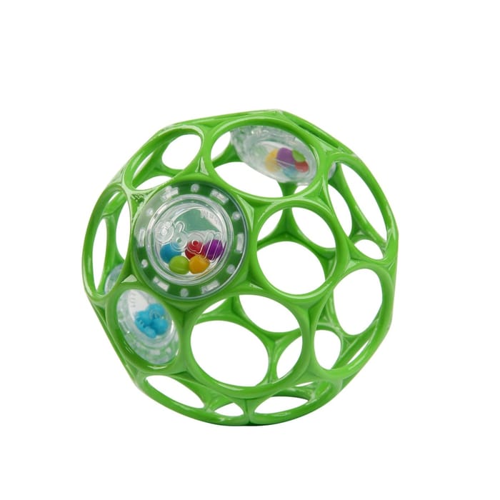 Oball - Easy-Grasp Ball and Rattle, 10 cm