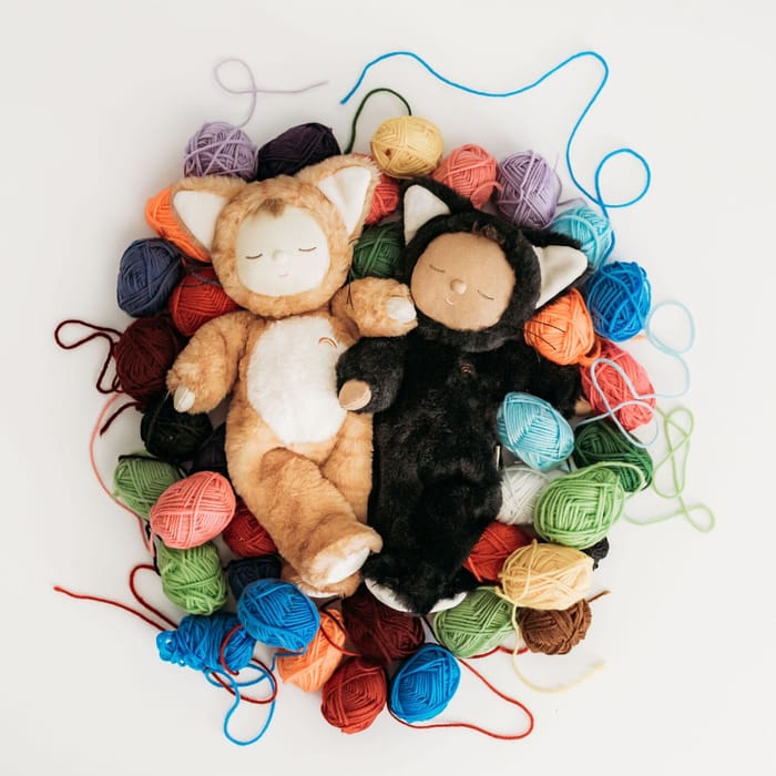 Cozy Dinkum 30 cm - Black Cat Nox