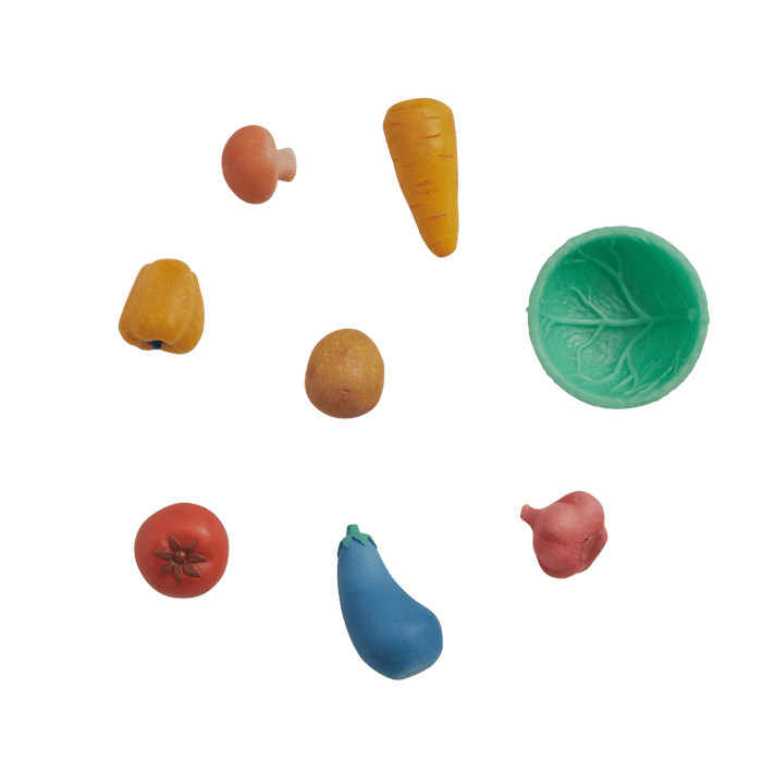 Tubbles Sensory Stones - Vibrant Veggies