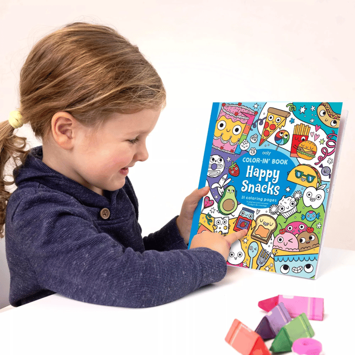 Colouring Book - Happy Snacks