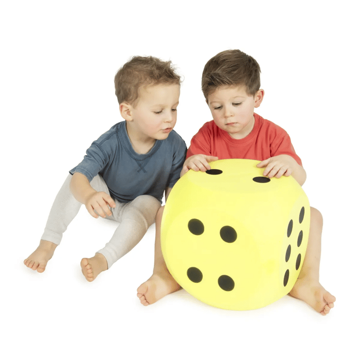 Giant Foam Dice 30 x 30 cm - Neon Yellow, 1 pc
