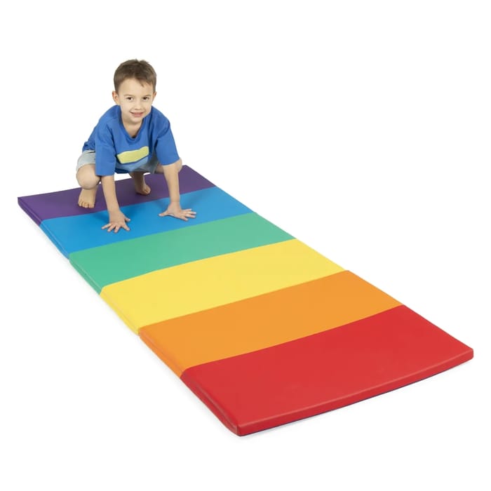 Foldable Soft Play Mat - Rainbow