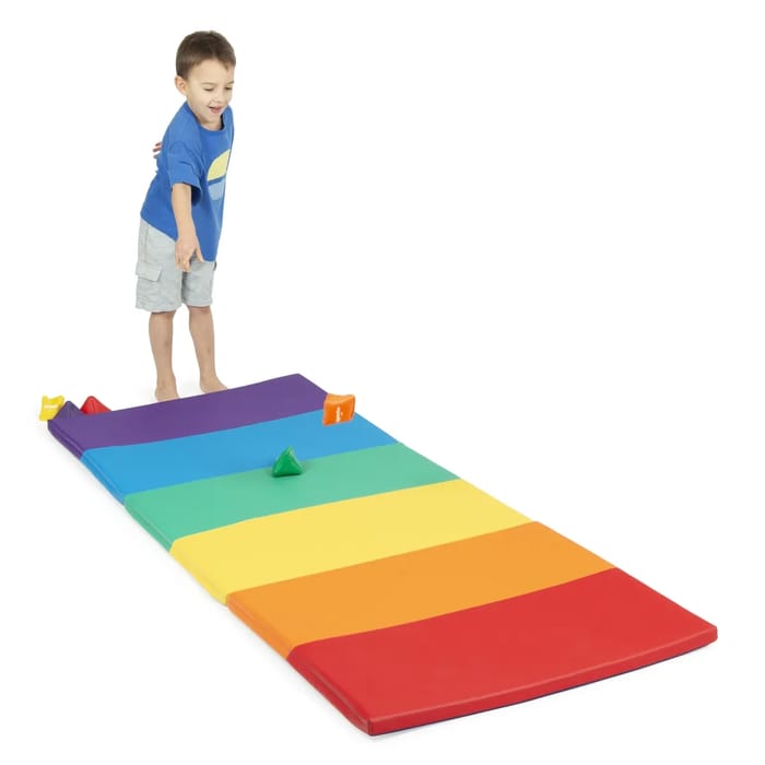 Foldable Soft Play Mat - Rainbow