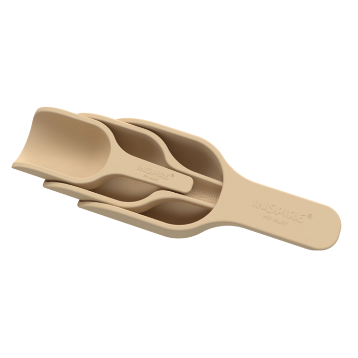 Scoops for Sensory Play - Natural, 3 pcs