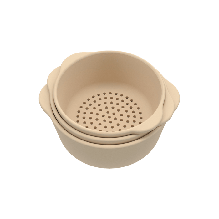 Bowl Set for Sensory Play - Natural, 3 pcs