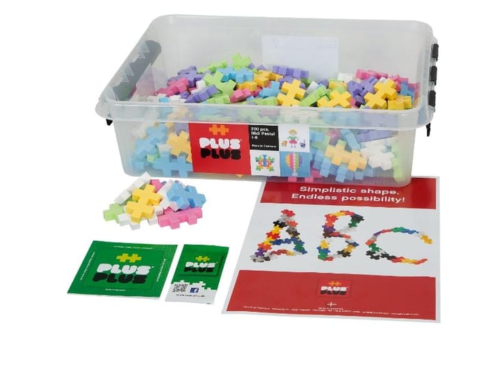 Plus-Plus Education BIG - Pastel, 200 pcs