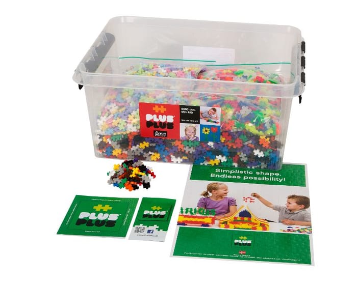 Plus-Plus Education - Mix, 6000 pcs