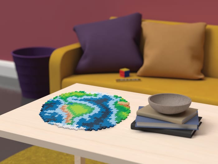 Plus-Plus - Puzzle By Number, Earth, 800 pcs