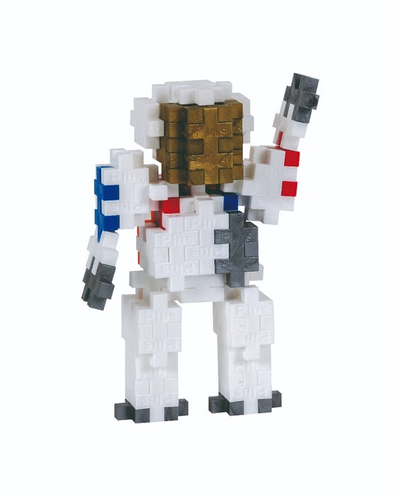 Plus-Plus - Astronaut, Tube with 100 pcs