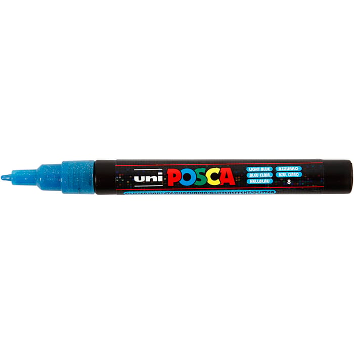 Posca Markers PC-3M - Glitter, 8 pcs