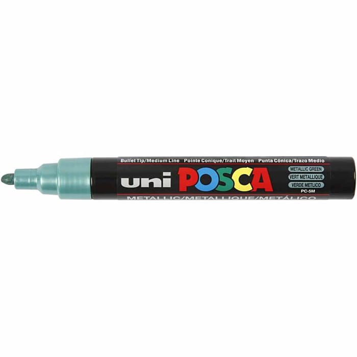 Posca Markers PC-5M - Metallic, 8 pcs