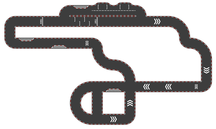 Vilacity - Double-Sided Road Puzzle, 42 pcs