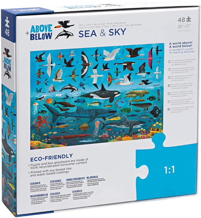 Puzzle - Above & Below Sea & Sky, 48 pcs