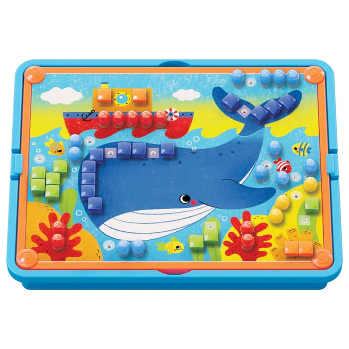 Mosaic Pegboard FantaColor - Animals, 180 pcs